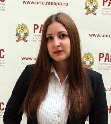 Нефедова Ольга Николаевна
Заместитель председателя Молодежного Парламента
