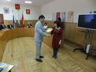 Благодарность секретарю УИК №1601 Н.В. Зубовой